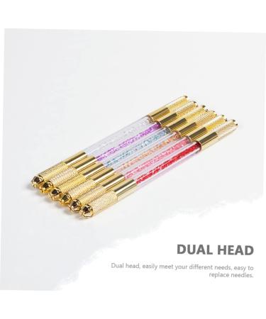 Balacoo Embroidery Pencil Eyebrow Pencil Rhinestone Tool Microblade Brow Pen Microblade Needle Holder Pen 1 count (Pack of 1) Pink - Buy Online on GoSupps.com