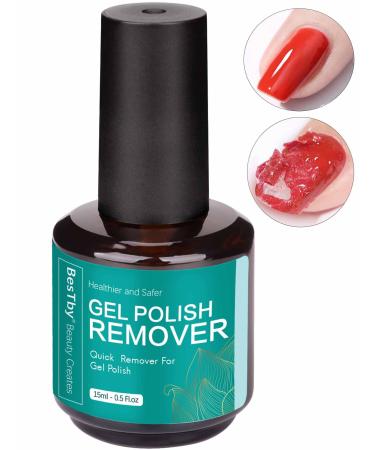 BesTby Gel Nail Polish Remover - Gel Polish Remover Kit No Need Foil Soaking or Wrapping, Gel Remover for Nails 3-5 Minutes, Gel Nail Remover Easy and Quick Remove Gel Polish Gel Polish Remover 1PCS