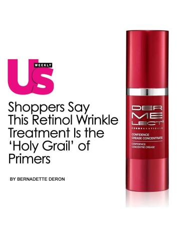 Dermelect Confidence Crease Concentrate - Best Anti-Aging Serum with Retinol & Hyaluronic Acid for Fine Lines & Wrinkles | 1 oz - Buy Online on GoSupps.com