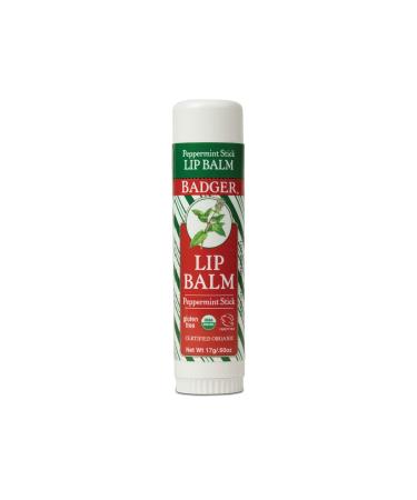 Badger Company Lip Balm Peppermint Stick .60 oz (17 g)