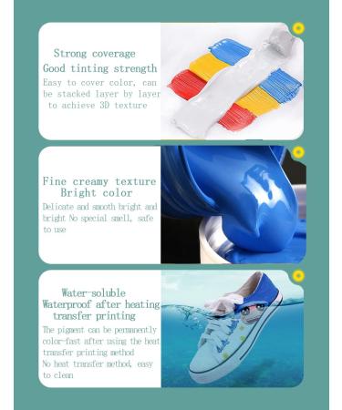 GAGA Stencil Chalk Paste Paint Kit - 8 Bottles Screen Printing Ink Set for DIY Home Decor & Crafts - 8 Colors - Buy Online on GoSupps.com