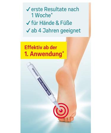 Tetesept Anti-Warts Treatment Pen - Fast & Effective Wart Removal for Hands & Feet - 2g - Buy Online on GoSupps.com