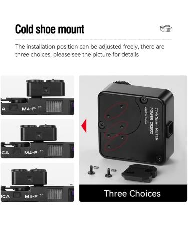 TTARTISAN Camera Light Meter Photometer for Dual Lens Reflex Camera - Hot Shoe Attachment - Buy Online on GoSupps.com