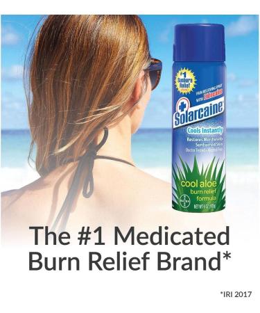 JL JIA LE Solarcaine Burn Relief 4.5 oz Spray Can | Fast Pain Relief for Burns - Buy Online on GoSupps.com
