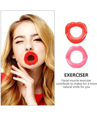 Coheali Lip Massage Device - Doppelkinn Reducer | Mini Silicone Face Slimming Tool - 2 Pieces for Oral Muscle Massage & Facial Toning - Buy Online on GoSupps.com