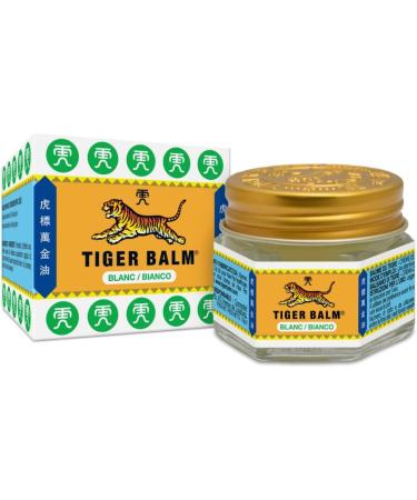 Tiger Balm - BAUME DU TIGRE Blanc - Baume effet froid - Parfum menthol - Pour sportifs apr s l'effort ou en massage de la poitrine ou des tempes. En massage pour se relaxer - 19 g 9.5 g (Lot de 2) 2 - Buy Online on GoSupps.com