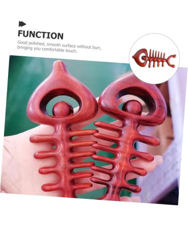 Magiclulu Body Massage Device - Wooden Gua Sha Tool for Creative Massage & Pain Relief | International Shipping Available - Buy Online on GoSupps.com