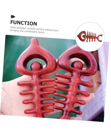 Shop Gleavi Ergonomic Legstasy - Sustainable Pain Relief Wooden Massage Comb | Anti-Static & Practical for Ultimate Comfort - Buy Online on GoSupps.com