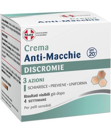  Matt Mattifying anti-dark spot cream ideal for reducing skin discoloration caused by skin aging or sun exposure moisturizes and protects the skin from UVA rays with SPF 20 50 ml - Buy Online on GoSupps.com