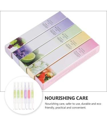 Beaupretty 6PC Manicure Care Tools Set | Nail Art Etheran Oil Pen with Brush Tip for Nail Repair & Polish - Buy Online on GoSupps.com