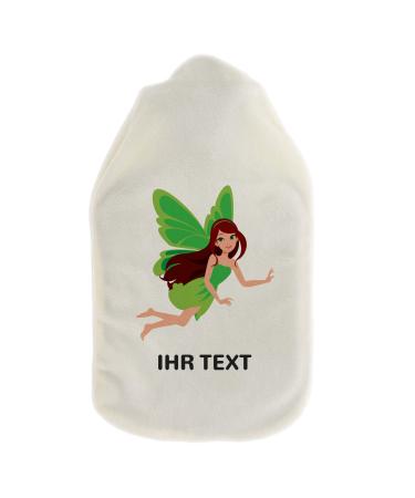 Stamp factory-hot water bottle with a personalized cover-cozy heat bottle cover with desired text such as names design-gift idea for children & adults (800 ml | Fee)