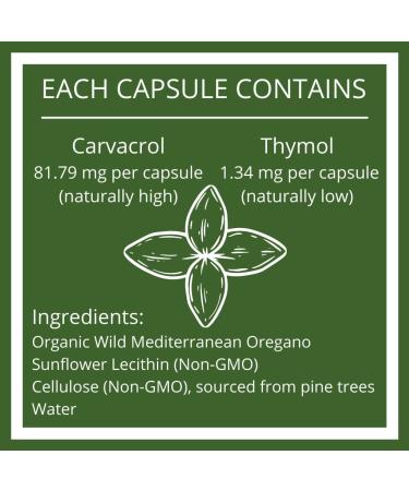 ReThinkOil WildCaps - Organic Oregano Oil Capsules - Non-GMO & Vegetarian - Gluten & Soy Free - Expiring July 2024 - Buy Online on GoSupps.com