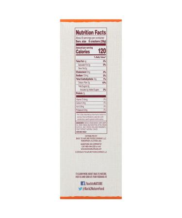 Back To Nature Non-GMO Rosemary Olive Oil Whole Wheat Crackers - 8.5 oz - Buy Online on GoSupps.com