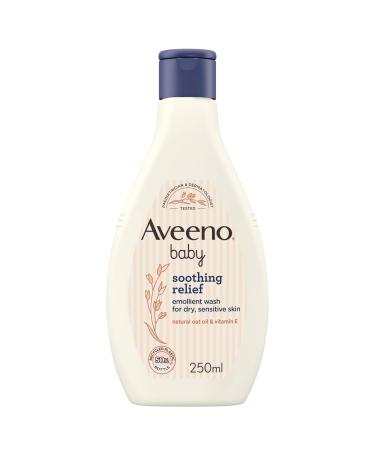 Aveeno Baby Soothing Relief Emollient Wash 250 ml (Packaging May Vary) 250 ml (Pack of 1) Emollient Wash