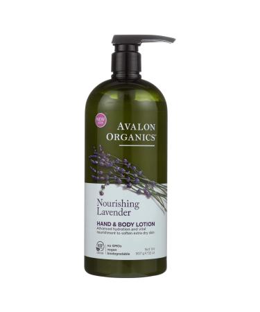 Avalon Organics Hand & Body Lotion Nourishing Lavender 32 oz (907 g)