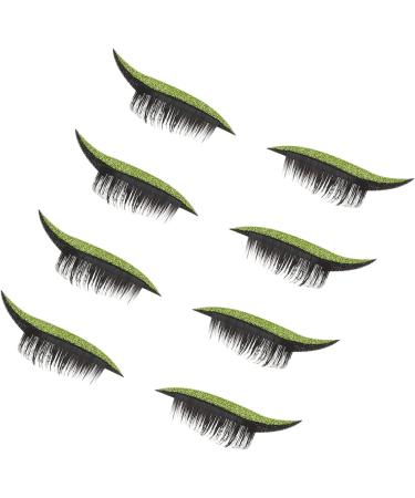  minkissy 16 Pairs False Eyelash Stickers Eyelash Stickers Eyeliner Stickers for Girls' Eyes Cosmetics False Eyelashes Green Ribbon Green Eyelash Stickers Decorate Plastic - Buy Online on GoSupps.com