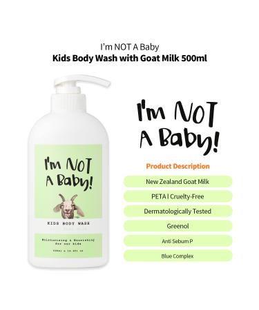 Kids Shower Gift Set - Plant-Based Shampoo & Body Wash for Dry Skin | Goat Milk Dermatologist Tested Cruelty-Free & Allergen Free - Buy Online on GoSupps.com