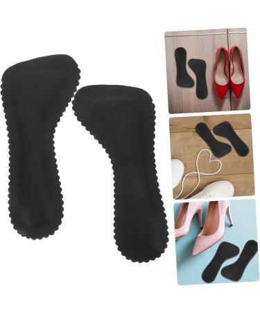 Self-Adhesive High Heel Pads - Wear-Resistant Compact Insoles | Portable Foot Pads for Comfort | Black 18.50X8.00X0.30CM - Buy Online on GoSupps.com