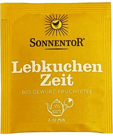 The De Noel Bio Gingerbread Tea Bags 18 Bags | Organic Christmas Tea Gingerbread Time Organic Aromatic Christmas Herbal Tea - Buy Online on GoSupps.com