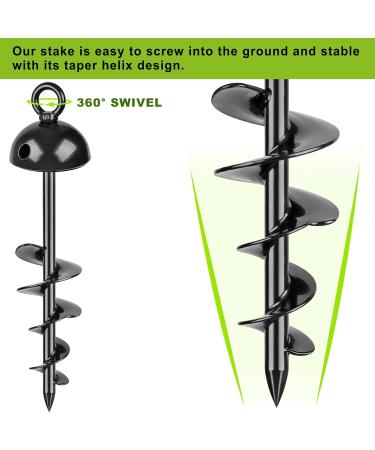 Lifeswell 15ft Dog Chain & Stake - Heavy Duty Stainless Steel 125lbs Capacity Perfect for Courtyard & Camping - Buy Online on GoSupps.com