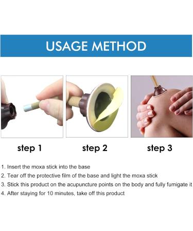 Pure Moxa Cone - 10pcs Self-Adhesive Moxibustion Sticks for Blood Sugar Control & Fatigue Relief - Health Care | International Shipping - Buy Online on GoSupps.com