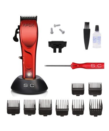 StyleCraft Professional men's hair cutter Made by Gamma Pi clipper with rotary engine 150 minutes of wireless operation adjustable blade 8 combs blade holders stable metal housing - Buy Online on GoSupps.com