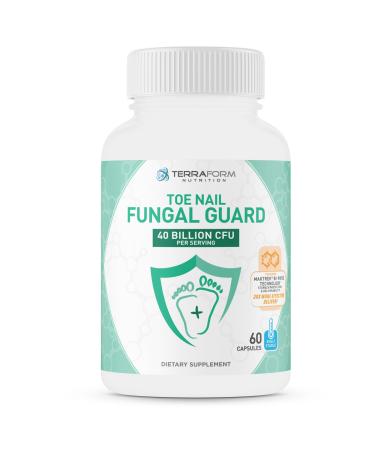 Terraform Nutrition Toenail Fungal Guard - Probiotic Fungus Inhibitor - 60 Capsules