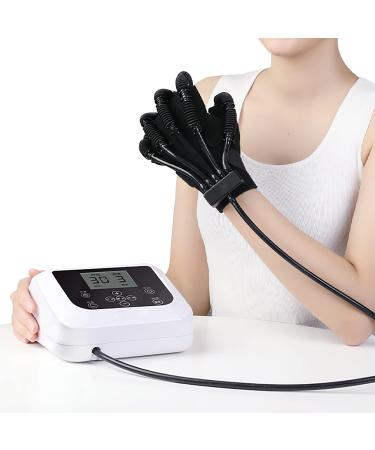 Exoskeleton Manual Training Tuning Fork Finger Flexion and Extension Exercise Soft Resting Hand Splint for Flexion Contracture Rehabilitative Orthoses Left Medium