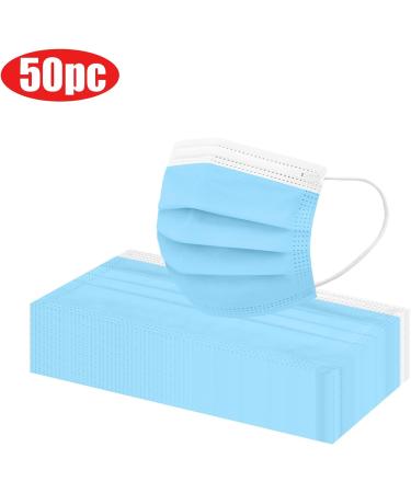 50Pcs Kids Face_Masks 3-Ply Protective PPE Disposable Children Breathable Printed Face Cover for School Outdoor - Buy Online on GoSupps.com