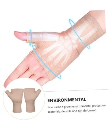 Buy Healvian Fingerless Mittens - Thumb Support Sleeve & Carpal Tunnel Relief - 3 Pairs Warm Wristband - Buy Online on GoSupps.com