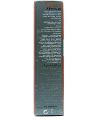 GENOA LABORATORY Fluidbase Depigmenting gel facial cream for spots on the face sun protection vitamins A C and D moisturizing and producing collagen 30 ml - Buy Online on GoSupps.com