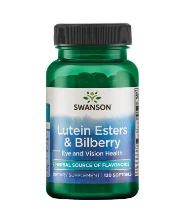 Swanson Lutein & Bilberry 6/20 Milligrams 120 Sgels
