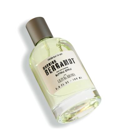 Liliya's Aroma Morning Bergamot Eau De Parfum for Women and Men Citrus Fragrance Scent for Day or Night 3.4 Fl Oz 3.4 Fl Oz (Pack of 1) Bergamot