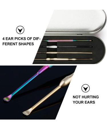 6PCS Stainless Steel Ear Picking Tool Set - Spiral Earpicks & Ear Cleaning Spoons for Effective Ear Hygiene - International Shipping Available - Buy Online on GoSupps.com