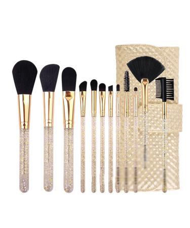 12-Piece Super Soft Makeup Brush Set | Full Powder & Blusher Beauty Tools - International Shipping Available - Buy Online on GoSupps.com
