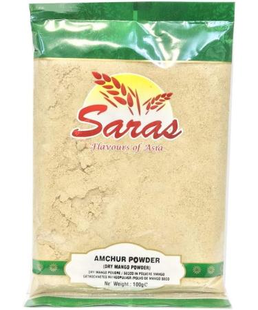 Saras Amchur Powder 100G - Grade A Quality Dry Mango Powder | Fast & Free UK Shipping - Buy Online on GoSupps.com