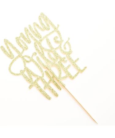 Young Wild & Three Cake Topper Happy 3rd Birthday Cake Decor Boys or Girls Third Birthday Party Decorations Gold Glitter - Buy Online on GoSupps.com