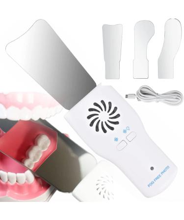 Cicolo dental oral photoflector with LED handle dental occlusal photographic mouth mirror orthodontic reflector photo mirror made of stainless steel