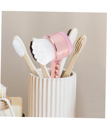 Housoutil Silicone Facial Tool Double-sided Facial Brush Facial Exfoliator Tool Facial Scrubber Brush Floral Scrunchies Facial Cleaning Brush Skin Cleansing Brush Skincare Tool Face Diamond 13x4.5cm Golden - Buy Online on GoSupps.com