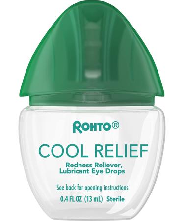 Rohto Cool Redness Relief Eye Drops 0.4 Fl Oz (Pack of 3) - Original Cooling Formula - Buy Online on GoSupps.com