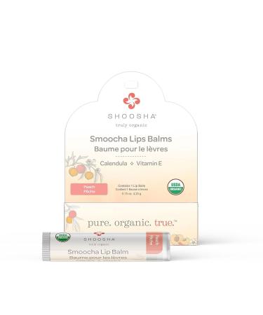 Buy Organic Smoocha Lip Balm - Hydrating Peach Flavor | Natural & Eco-Friendly - Buy Online on GoSupps.com