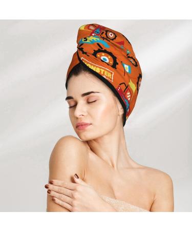 Monster Truck Hair Towel Wrap - Quick Drying Towel Turban for Effortless Hair Drying | International Shipping - Buy Online on GoSupps.com