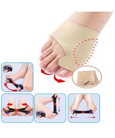 HASA Bunion Corrector Kit for Women & Men | Toe Straightener Splint Socks | Gel Pads & Separator | Bunion Relief Elastic Band - Buy Online on GoSupps.com