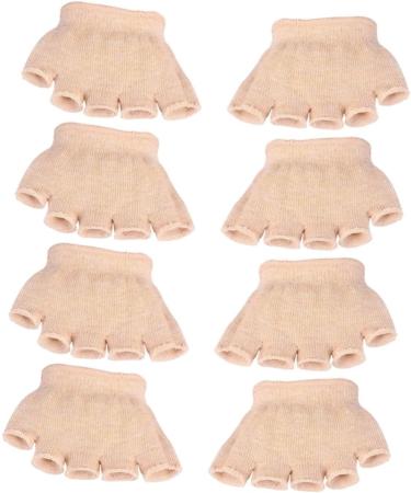 Fomiyes Women's Fitness Half Socks - 4 Pairs No-Show Toe Stopper & Yoga Liner Socks for Peep-Toe Pumps - Buy Online on GoSupps.com