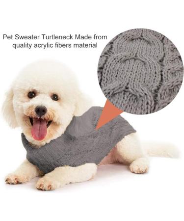 Shop Stylish Dog Sweaters for Small & Large Dogs | Warm Acrylic Turtleneck Pet Clothing - Buy Online on GoSupps.com