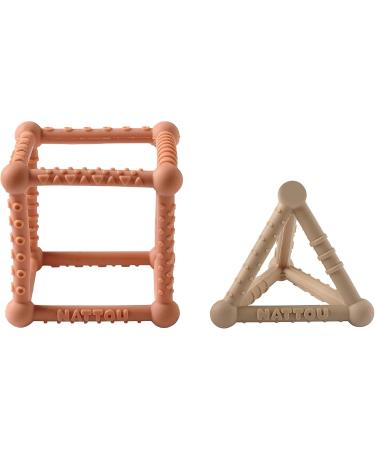 NATTOU 876438 Caramel Beige Baby Cubes - Soft & Safe International Shipping - Buy Online on GoSupps.com