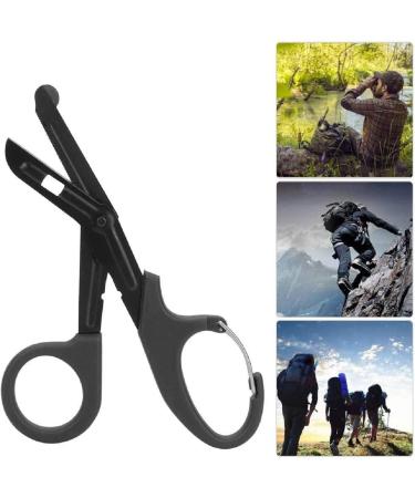InsGB Medical Scissors - 5.5 Black & Orange Emergency Room Scissors for Nurses | Perfect for Home Surgery - Buy Online on GoSupps.com