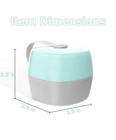 LANEYLI Pacifier Case Pacifier Holder Case Pacifier Clip Binky Holder Case Pacifier Box Pacifier Accessories 2 Pack Macaron Grey Clear - Buy Online on GoSupps.com