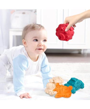 Textured Shaped Chewing Toy for Infants | Teething Relief for Babies Over 3 Months | Anti-Dropping Wrist Hand Teether | Satisfies Sucking Needs - Buy Online on GoSupps.com