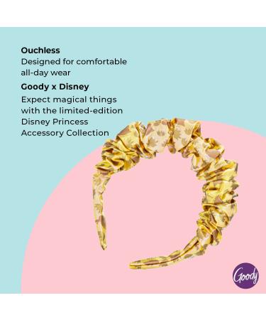 GOODY Ouchless Disney Princess Tiana Headband for All Hair Types - Comfortable Design for Pain-Free All-Day Wear - Stylish Hair Accessory for Women, Men, Boys & Girls - Buy Online on GoSupps.com